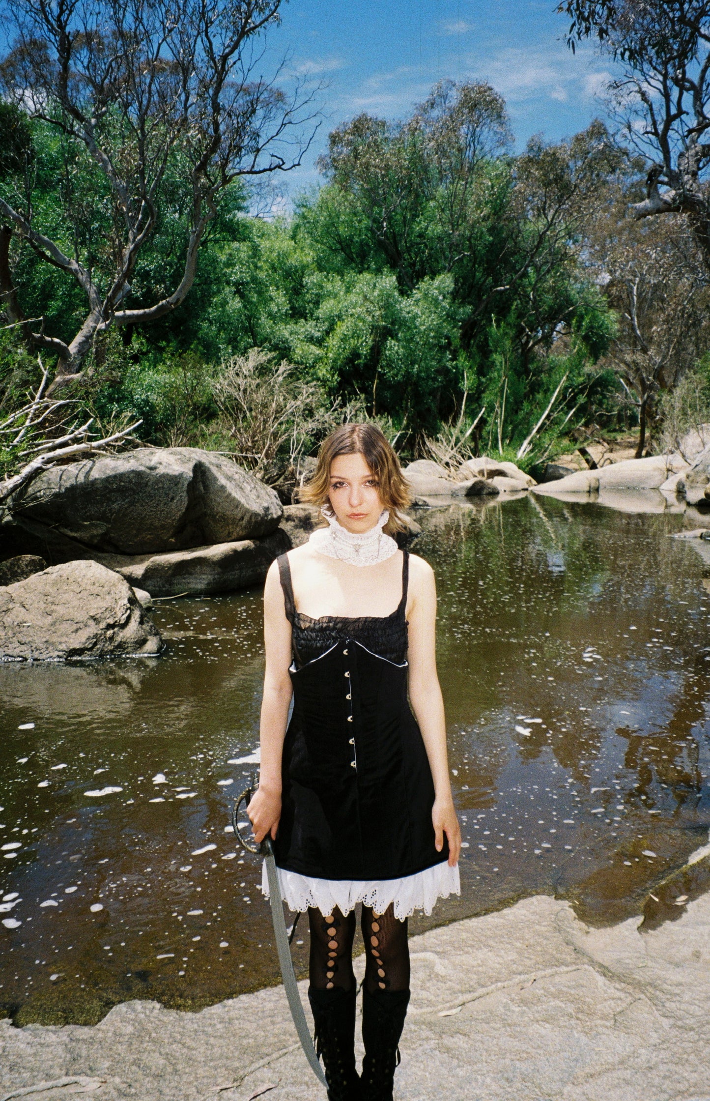Morticia Dress (Ready to Ship)